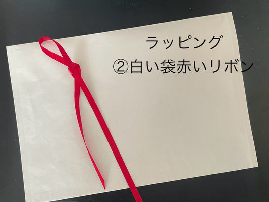 パッケージ（白袋＋リボン）